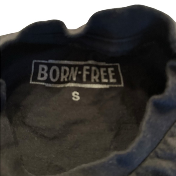 Born Free Motorcycle Show T-shirt Black Small Short Sleeve Double Sided Tee - Picture 3 of 7